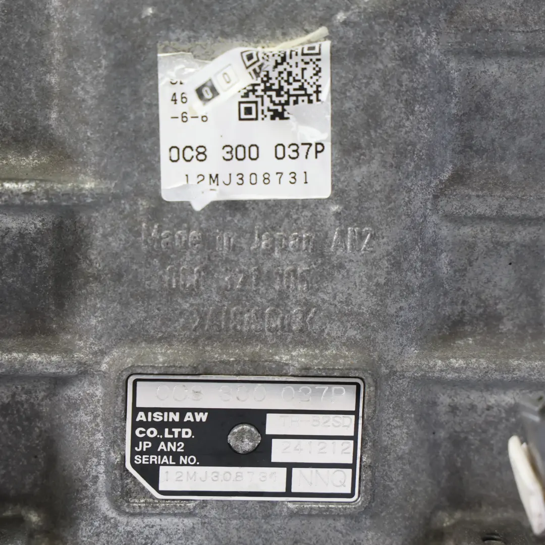 Porsche Cayenne S 92A 3.0 4x4 Automatic Gearbox NNQ A0604 WARRANTY - SKU 95830001121 - Part number 95830001121
