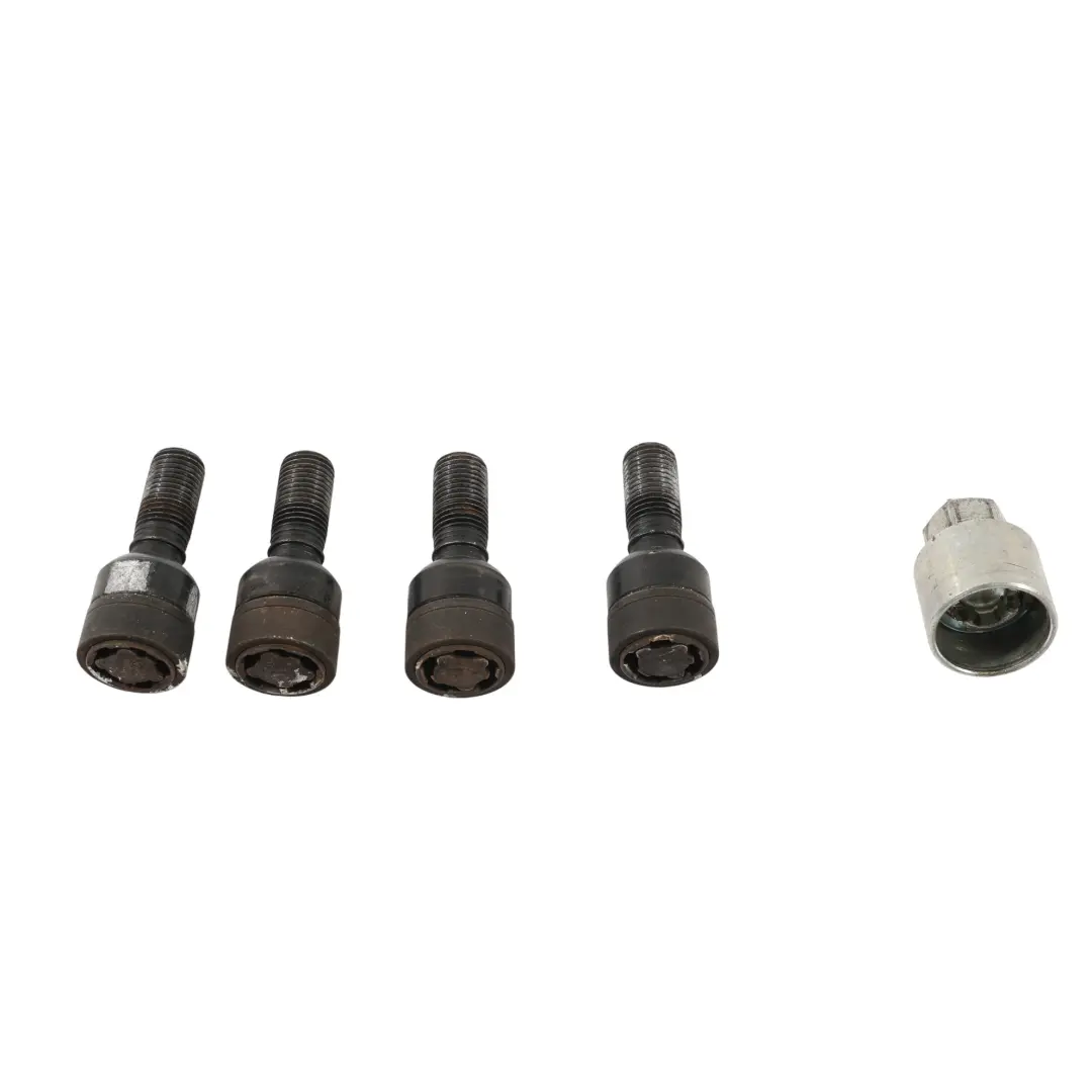958 92A Tornillos Ruedas Set Antirrobo para Porsche Cayenne con número de pieza 95836105700 Porsche Cayenne 958 92A Tornillos Ruedas Set Antirrobo - SKU 95836105700 - Número de pieza 95836105700