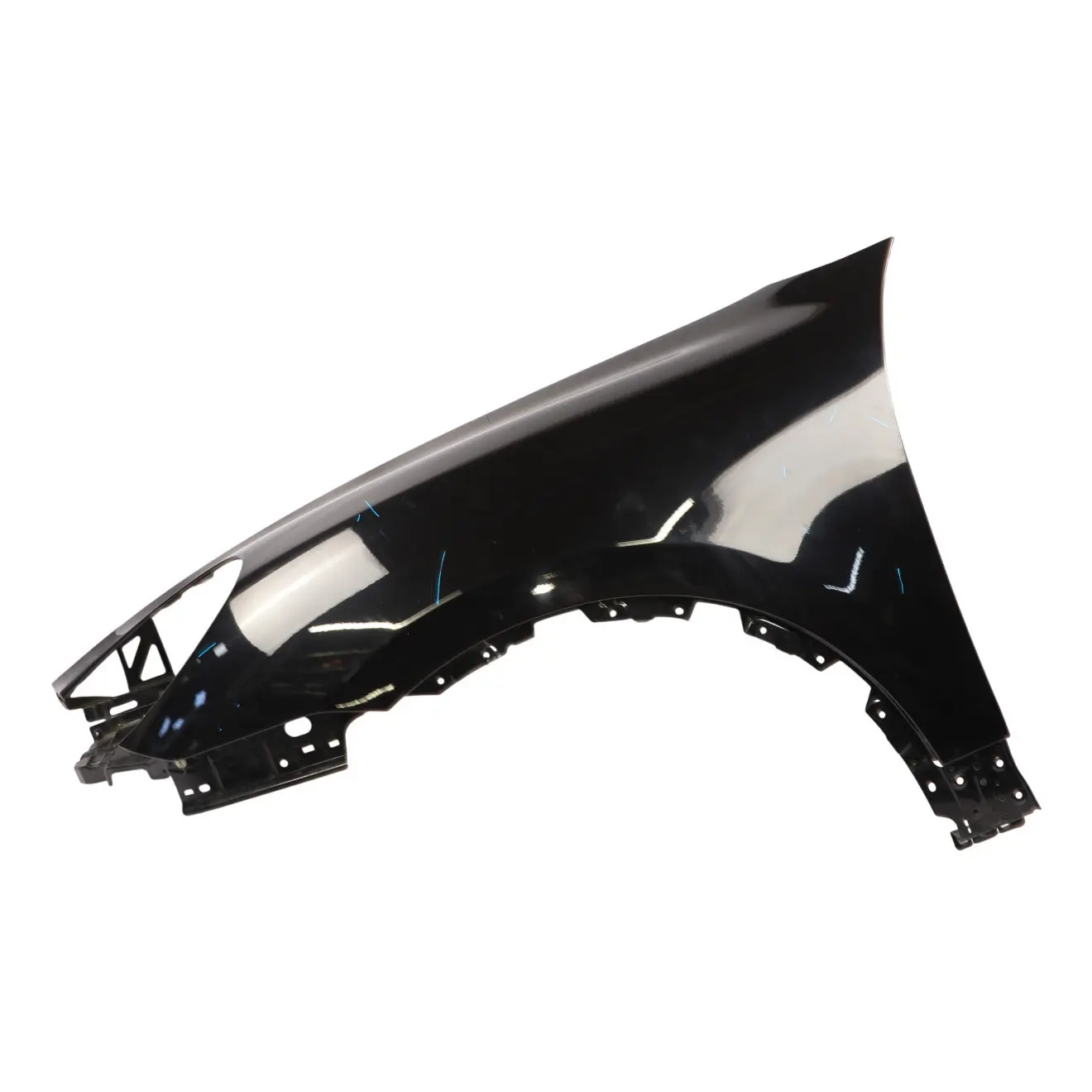 Porsche Cayenne S 92A Front Side Panel Fender Left N/S Jet Black Metallic - C9X
