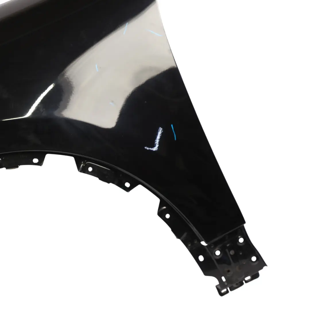 Porsche Cayenne S 92A Front Side Panel Fender Left N/S Jet Black Metallic - C9X - SKU 95850303100-JBL - Part number 95850303100