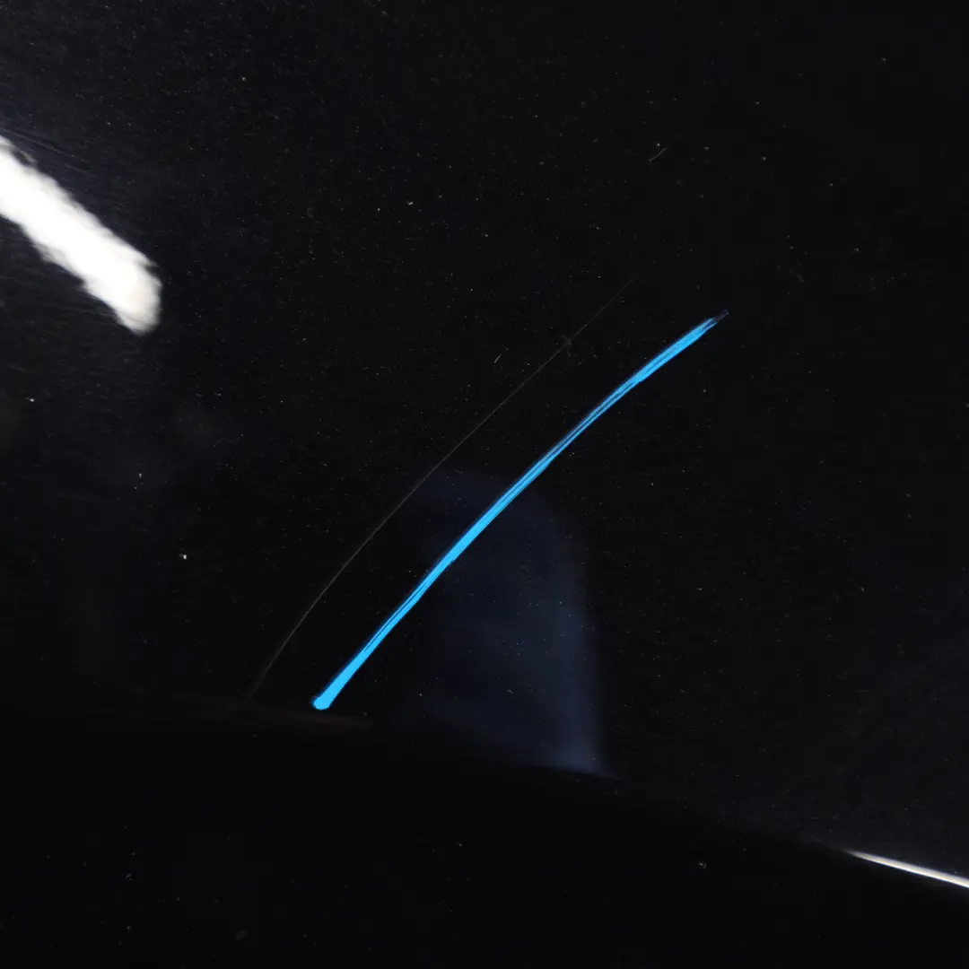 Porsche Cayenne S 92A Front Side Panel Fender Left N/S Jet Black Metallic - C9X - SKU 95850303100-JBL - Part number 95850303100