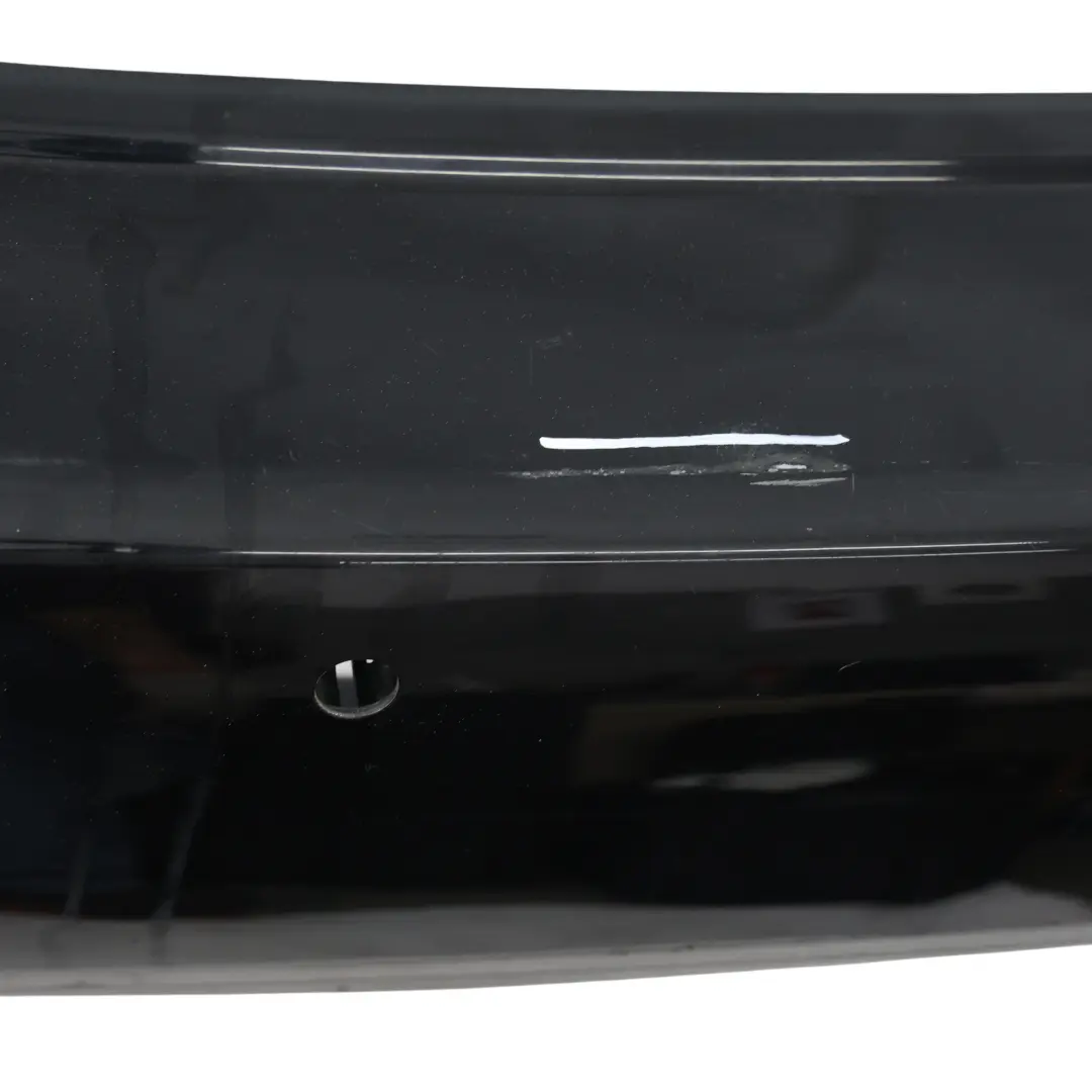Porsche Cayenne 958 92A Rear Bumper Trim Panel Cover Jet Black Metallic - C9X - SKU 95850541110-JBL1 - Part number 95850541110