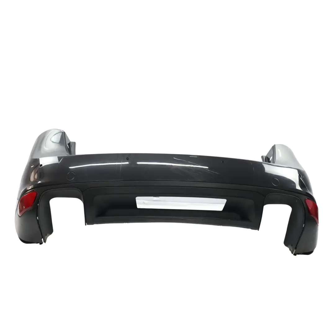 Porsche Cayenne 958 92A Rear Bumper Trim Panel Cover Jet Black Metallic - C9X - SKU 95850541110-JBL1 - Part number 95850541110
