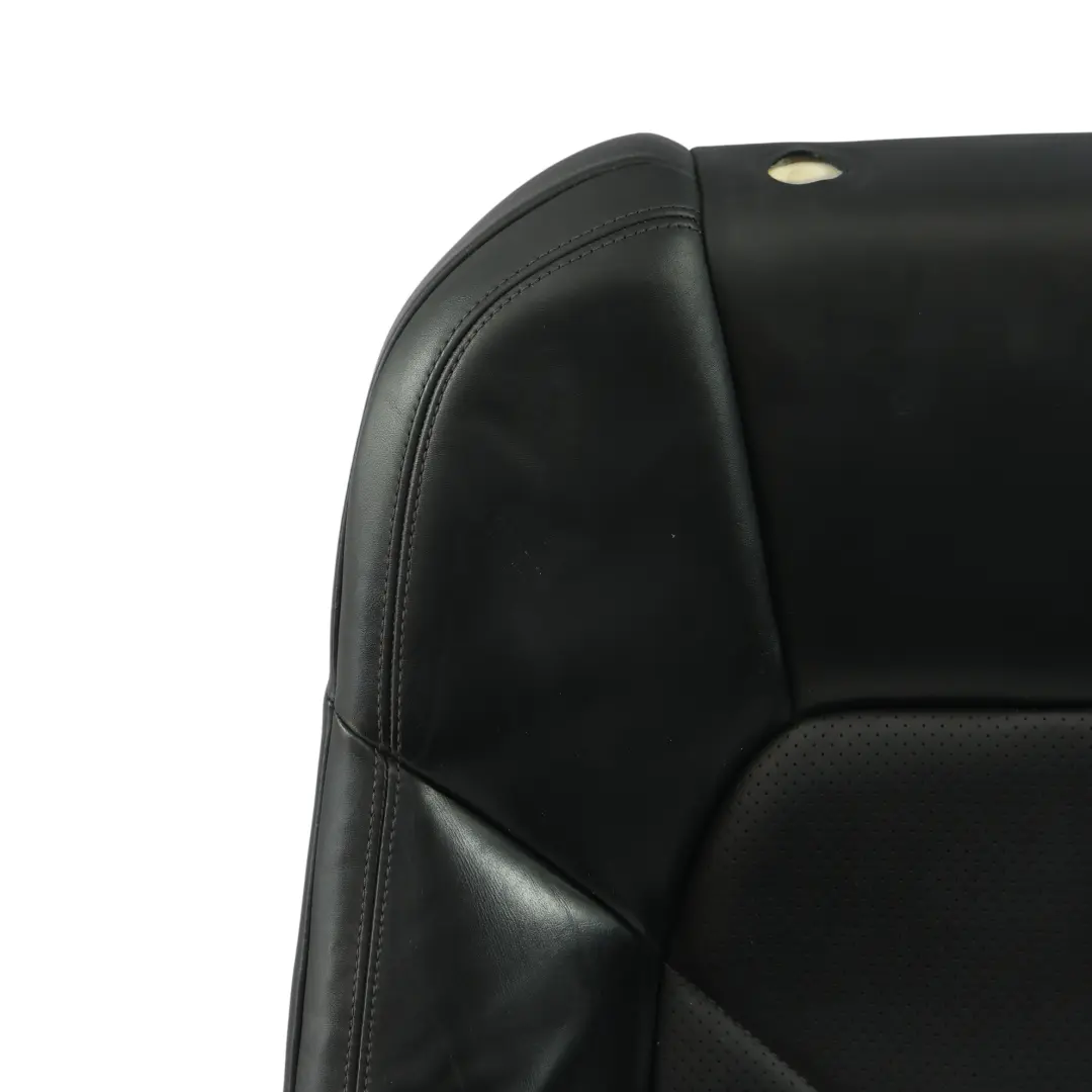 Backrest Cover Right O/S Heated Black Smooth Leather to Porsche Cayenne 92A Seat with Part number 95852181200 Porsche Cayenne 92A Seat Backrest Cover Right O/S Heated Black Smooth Leather - SKU 95852181200 - Part number 95852181200