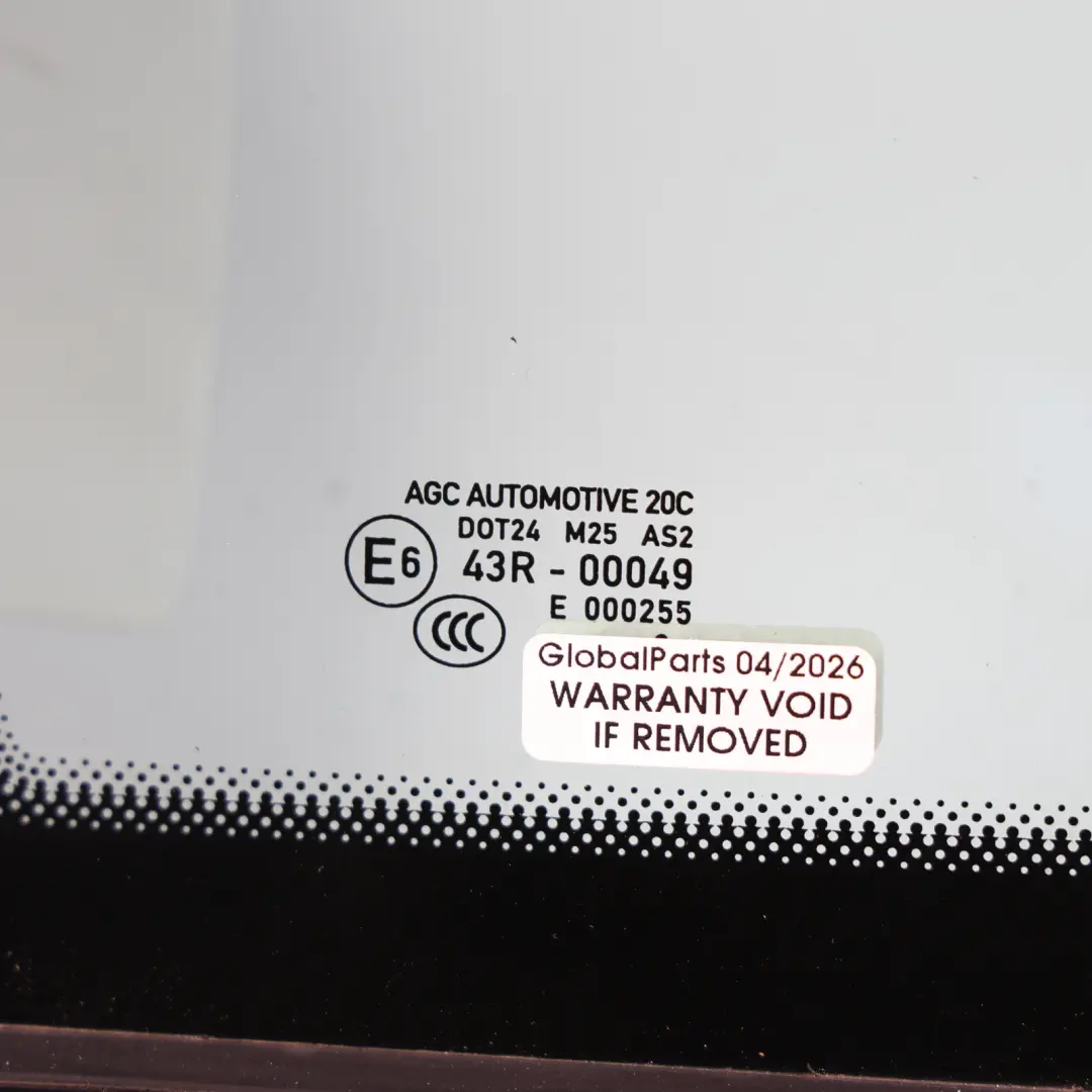 Porsche Cayenne 92A Rear Window Quarter Glass Fixed Left N/S AS2 7P5845297HC - SKU 95854411118 - Part number 95854411118