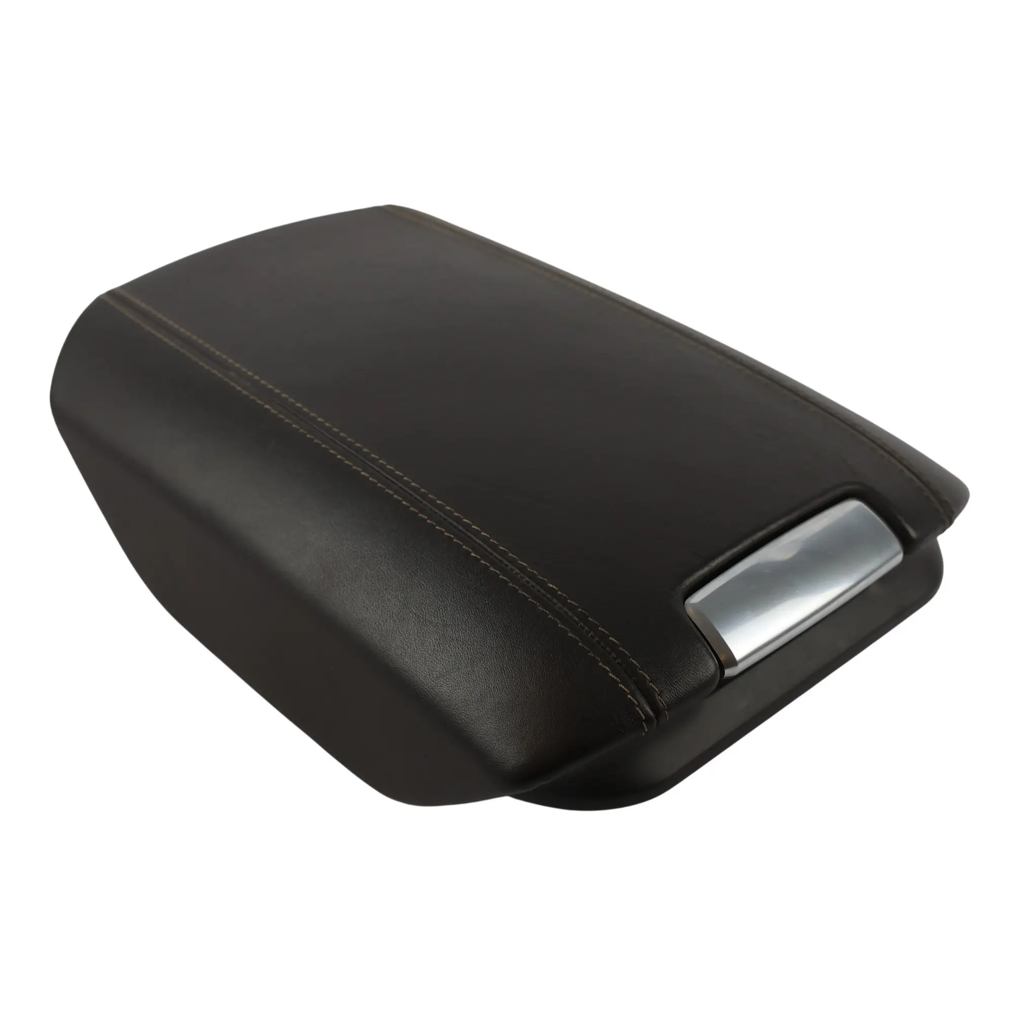 Porsche Cayenne 92A Mittelkonsole Armlehne Leder Espresso 95855320703