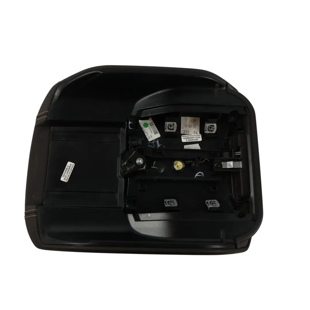 Porsche Cayenne 92A Mittelkonsole Armlehne Leder Espresso - SKU 95855320703 - Teilenummer 95855320703