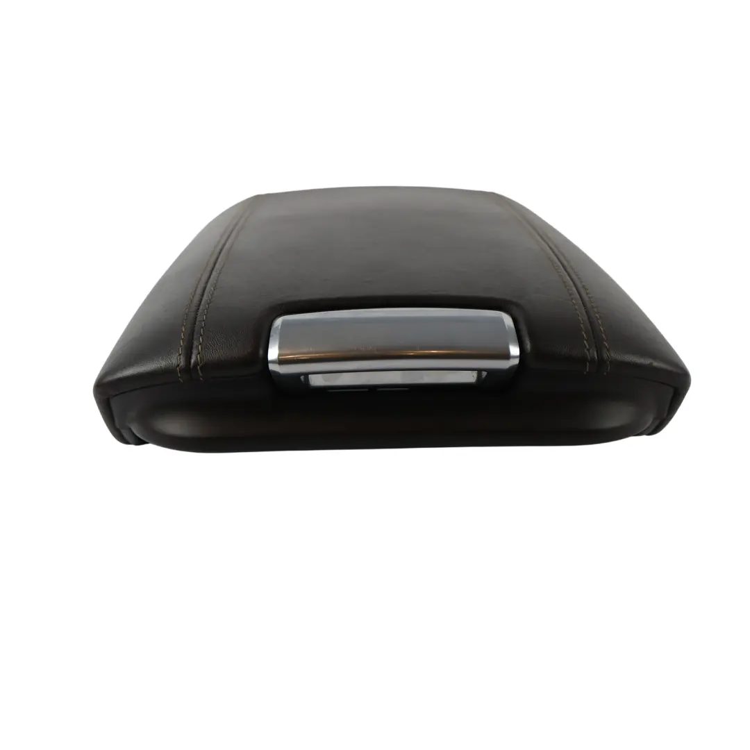 Porsche Cayenne 92A Mittelkonsole Armlehne Leder Espresso - SKU 95855320703 - Teilenummer 95855320703