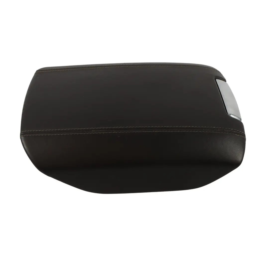 Porsche Cayenne 92A Mittelkonsole Armlehne Leder Espresso - SKU 95855320703 - Teilenummer 95855320703