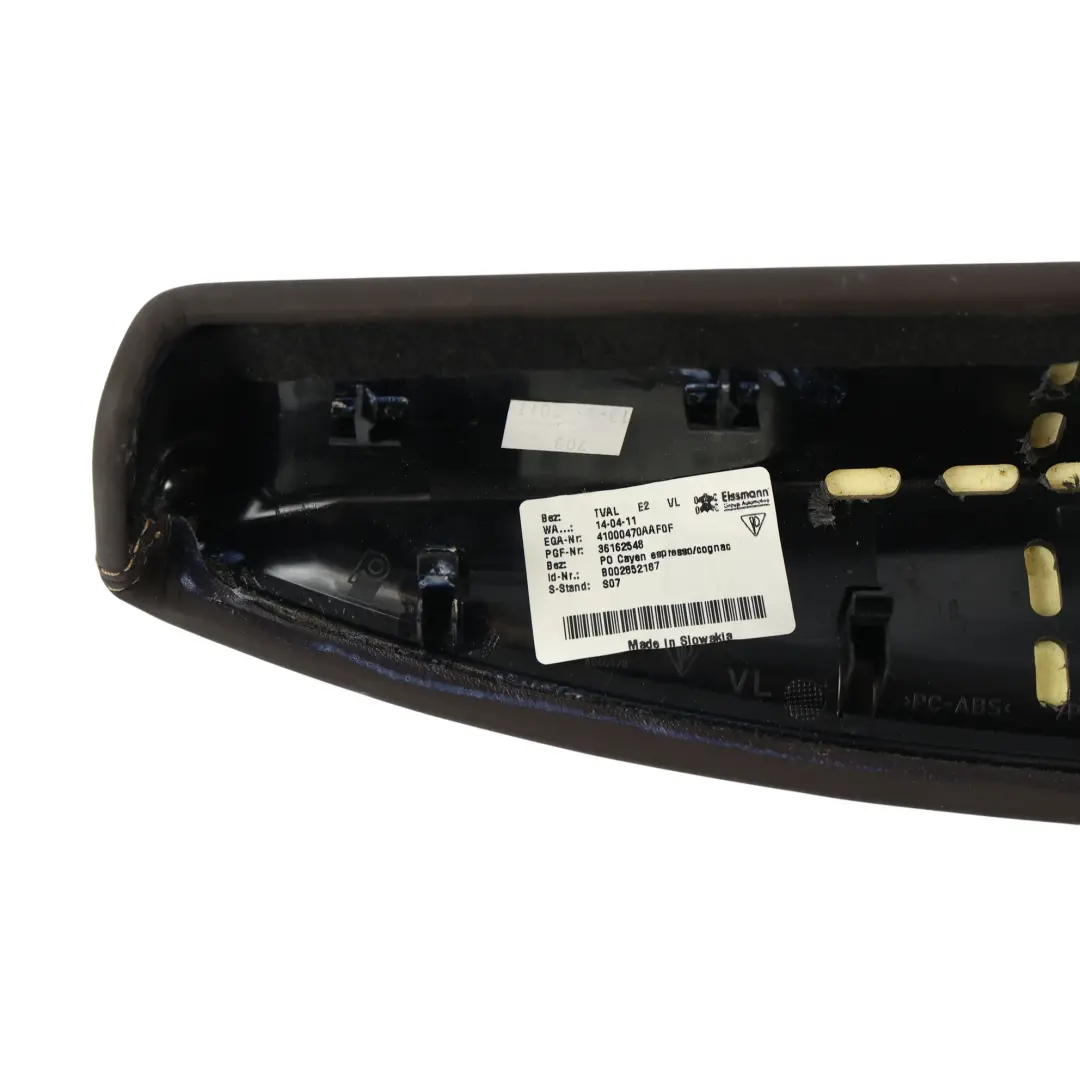 Porsche Cayenne 92A Tapicerka Drzwi Przedni Lewy Czarna Skóra 7P5867173 - SKU 95855517301-1 - Numer Części 95855517301