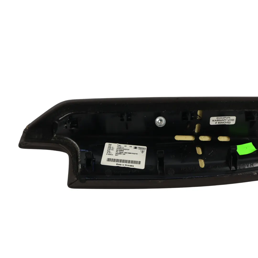 Porsche Cayenne 92A Door Card Armrest Front Right O/S Black Leather 7P5867174 - SKU 95855517401-1 - Part number 95855517401