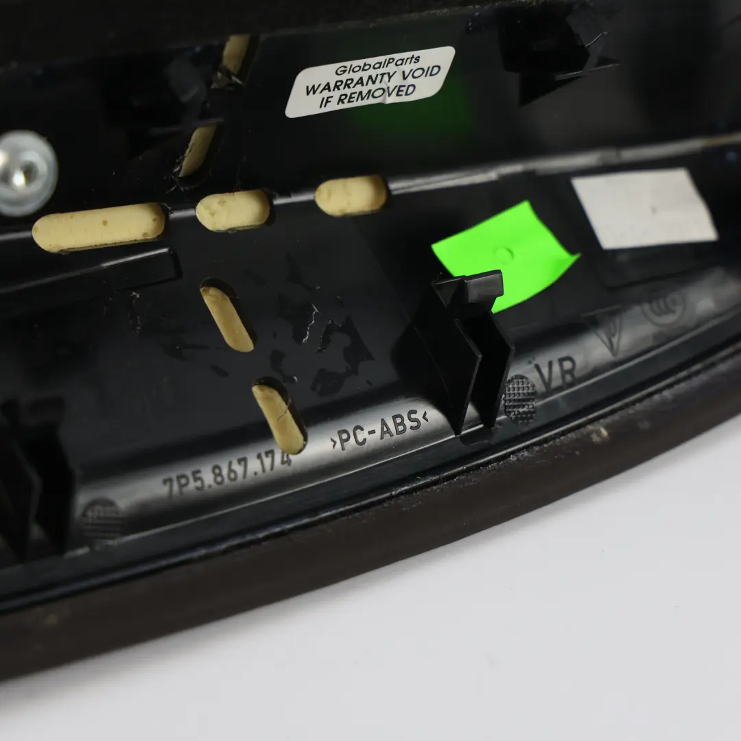 Bracciolo Porta Anteriore Destro Nero Pelle 7P5867174 per Porsche Cayenne 92A con numero di parte 95855517401 Porsche Cayenne 92A Bracciolo Porta Anteriore Destro Nero Pelle 7P5867174 - SKU 95855517401-1 - Numero di parte 95855517401