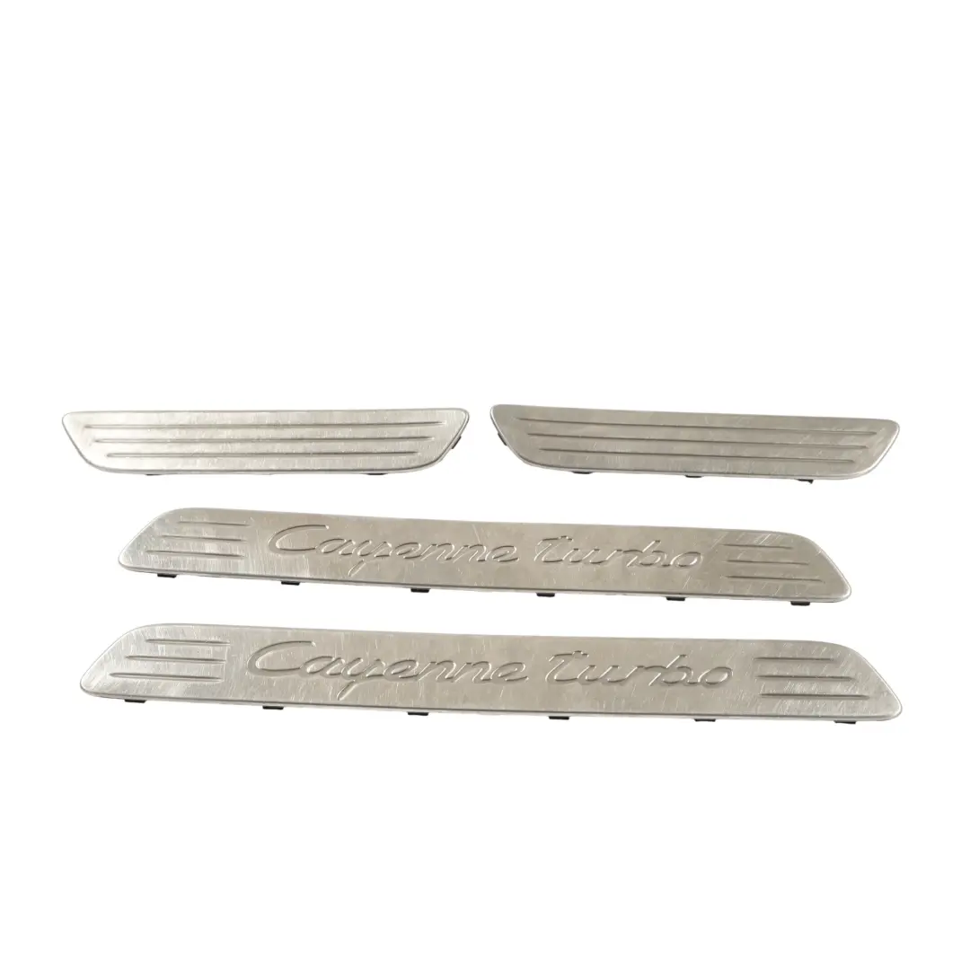 Umbral Puerta Delantero Trasero Juego Placas para Porsche Cayenne Turbo 92A con número de pieza 95855546702 Porsche Cayenne Turbo 92A Umbral Puerta Delantero Trasero Juego Placas - SKU 95855546702-1 - Número de pieza 95855546702