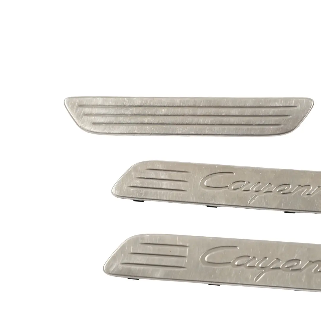 Porsche Cayenne Turbo 92A Seuils Porte Avant Arrière Ensemble Plaques - SKU 95855546702-1 - Numéro de pièce 95855546702