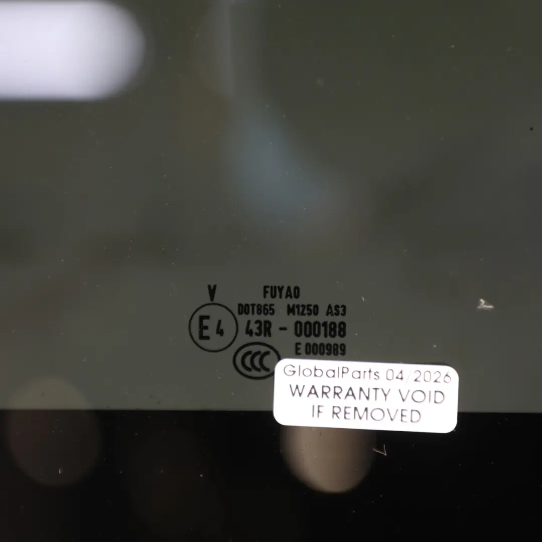 Panoramic Glass Roof Sunroof Rear 7P0877056 to Porsche Cayenne S 92A with Part number 95856205600 Porsche Cayenne S 92A Panoramic Glass Roof Sunroof Rear 7P0877056 - SKU 95856205600 - Part number 95856205600