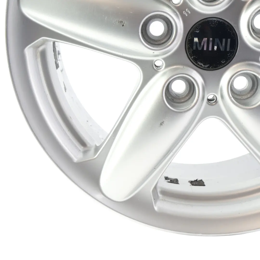 Mini Cooper R60 R61 Silver Wheel Alloy Rim 16" Star Spoke 124 6,5J 16 ET:46 - SKU 9803720-1 - Part number 9803720