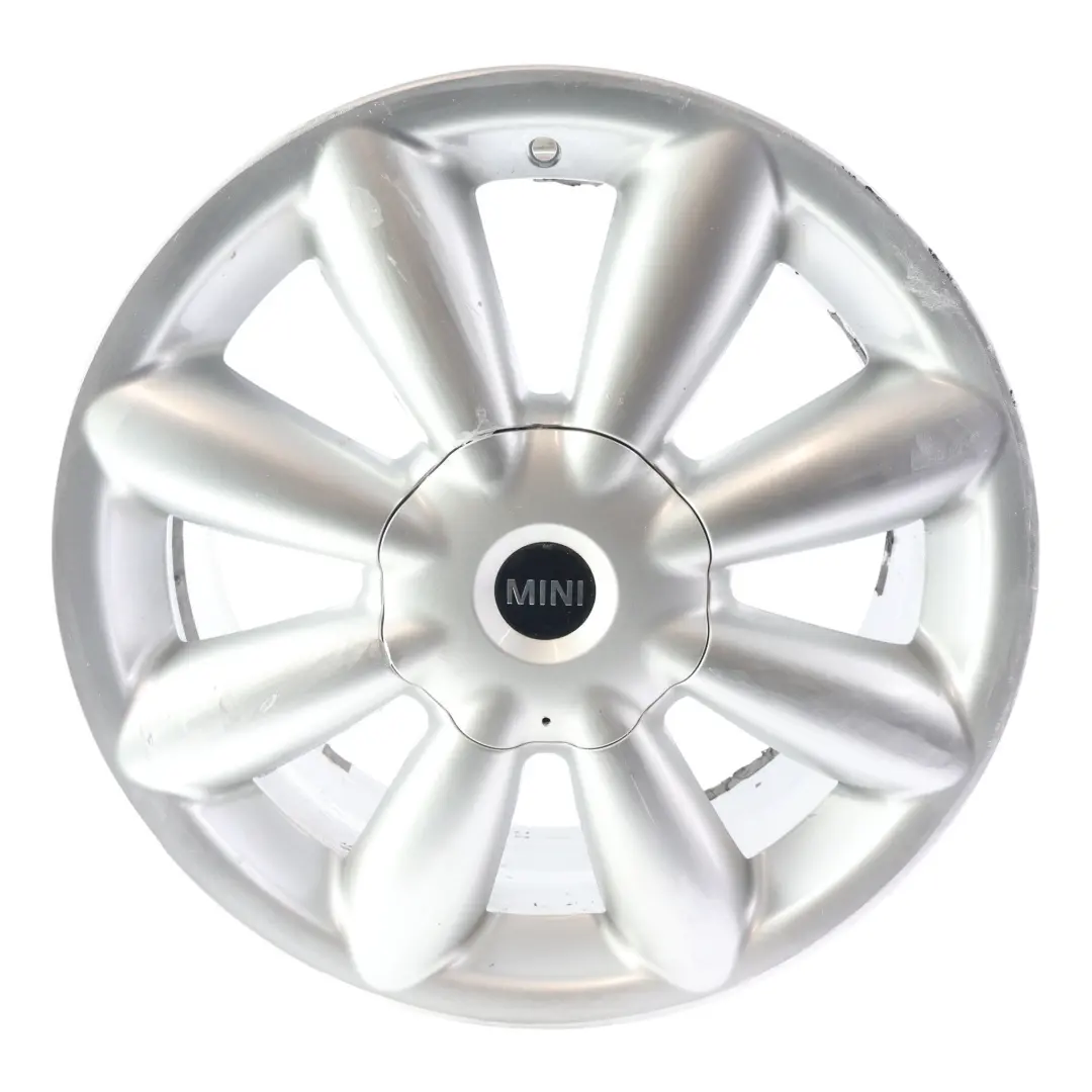 Mini Cooper R60 R61 Silver Wheel Alloy Rim 18" ET:52 7,5J Turbo Fan 126 - SKU 9803724-1 - Part number 9803724