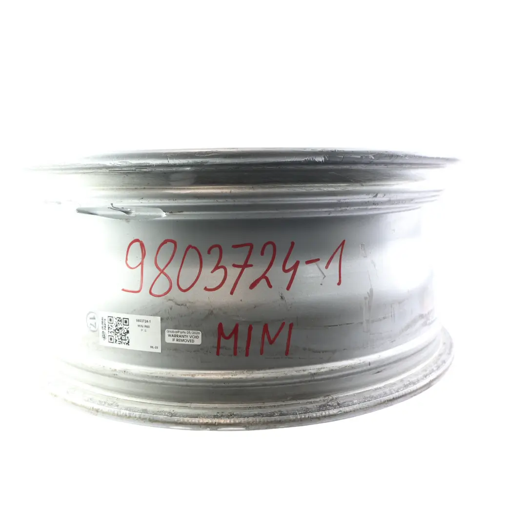 Mini Cooper R60 R61 Silver Wheel Alloy Rim 18" ET:52 7,5J Turbo Fan 126 - SKU 9803724-1 - Part number 9803724