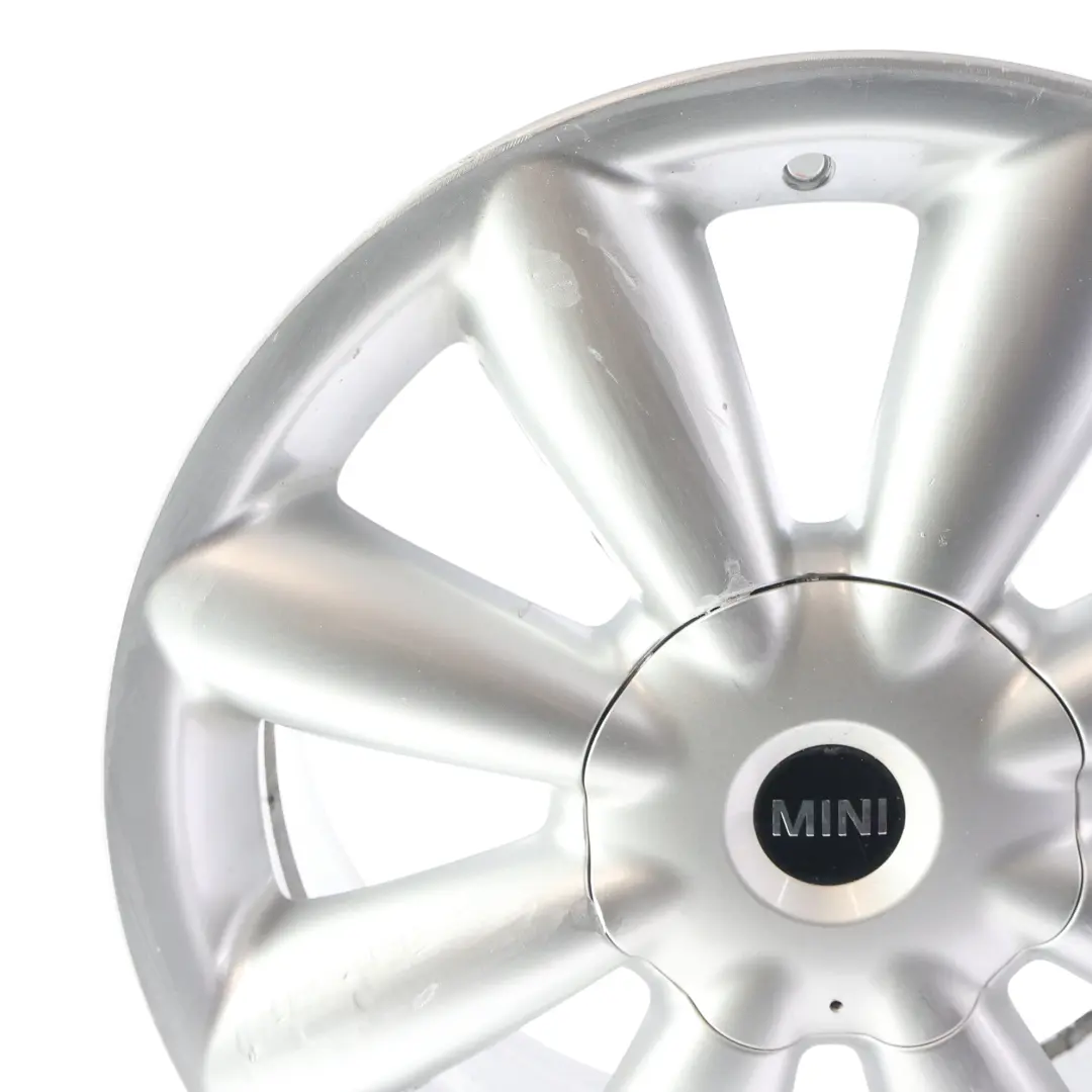 Mini Cooper R60 R61 Silver Wheel Alloy Rim 18" ET:52 7,5J Turbo Fan 126 - SKU 9803724-1 - Part number 9803724