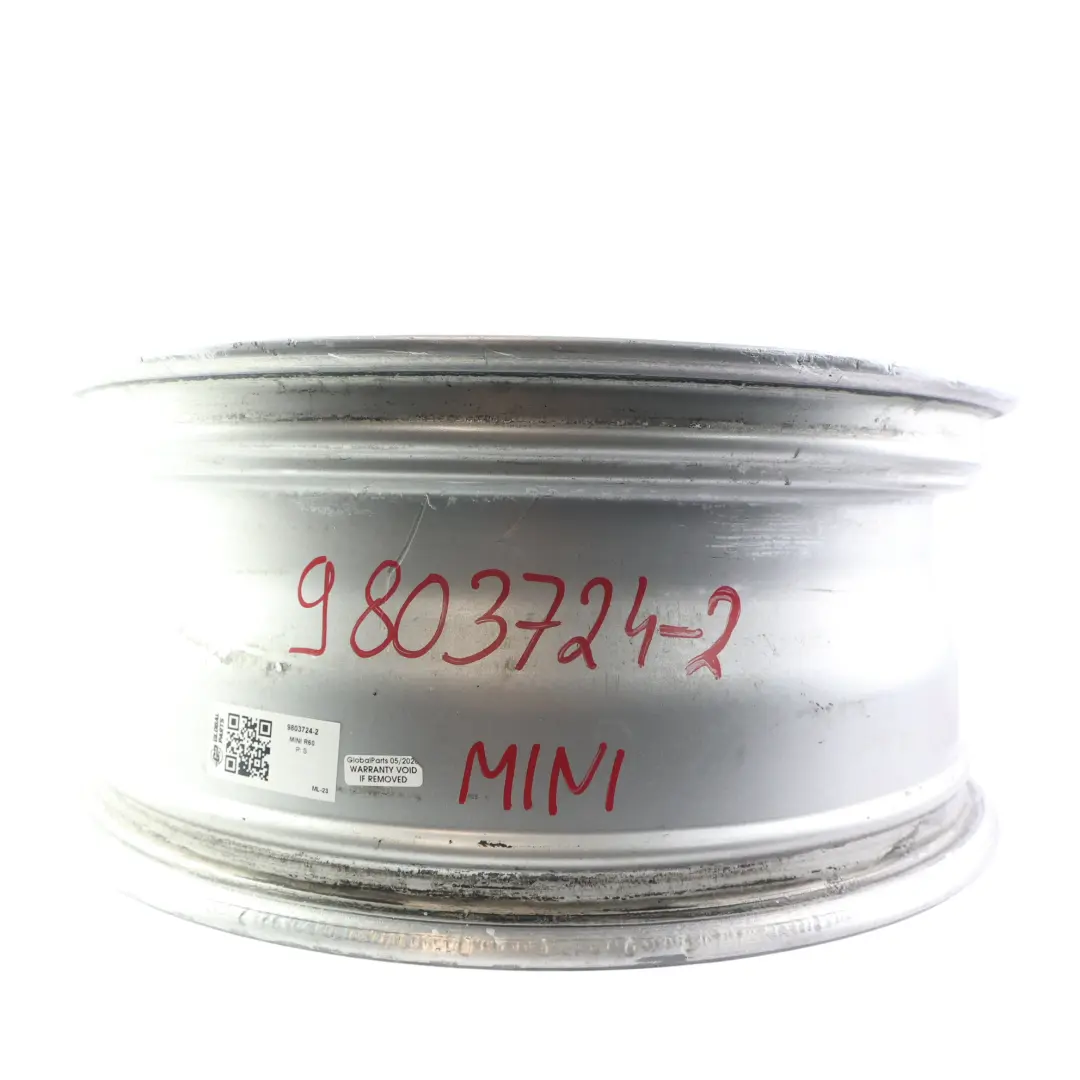 Mini Cooper R60 R61 Silber Alu Felge Alufelge 18" ET:52 7,5J Turbo Fan 126 - SKU 9803724-2 - Teilenummer 9803724