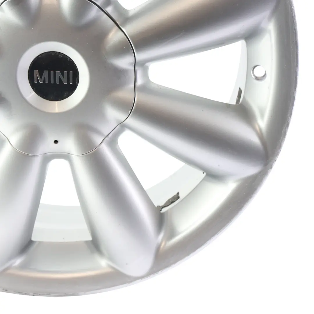 Alloy Rim 18" ET:52 7,5J Turbo Fan 126 to Mini Cooper R60 R61 Silver Wheel with Part number 9803724 Mini Cooper R60 R61 Silver Wheel Alloy Rim 18" ET:52 7,5J Turbo Fan 126 - SKU 9803724-2 - Part number 9803724