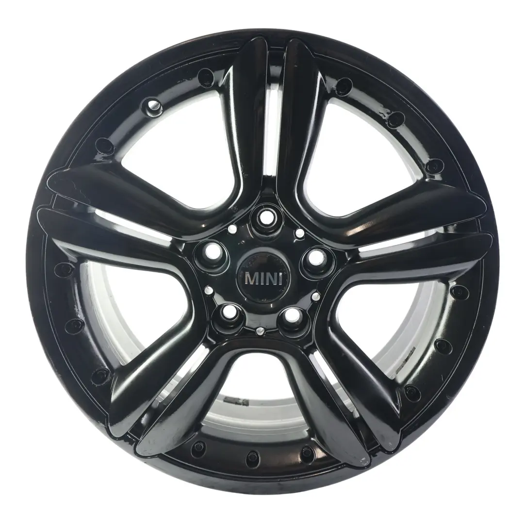 Jante noire alliage 18" ET:52 7,5J 5-Star Double Spoke 127 pour Mini Cooper R60 R61 à propos du numéro de pièce 9803727 Mini Cooper R60 R61 Jante noire alliage 18" ET:52 7,5J 5-Star Double Spoke 127 - SKU 9803727-2 - Numéro de pièce 9803727