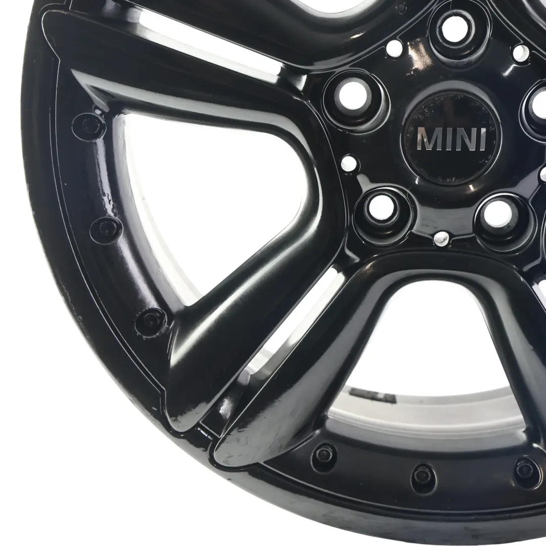 Mini Cooper R60 R61 Llanta aleación negra 18" ET:52 7,5J 5-Star Doble Radio 127 - SKU 9803727-2 - Número de pieza 9803727