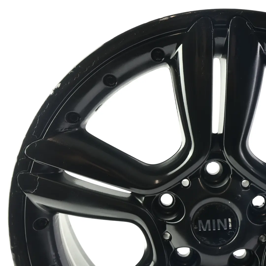 Mini Cooper R60 R61 Black Wheel Alloy Rim 18" 7,5J ET:52 5-Star Double Spoke 127 - SKU 9803727-3 - Part number 9803727