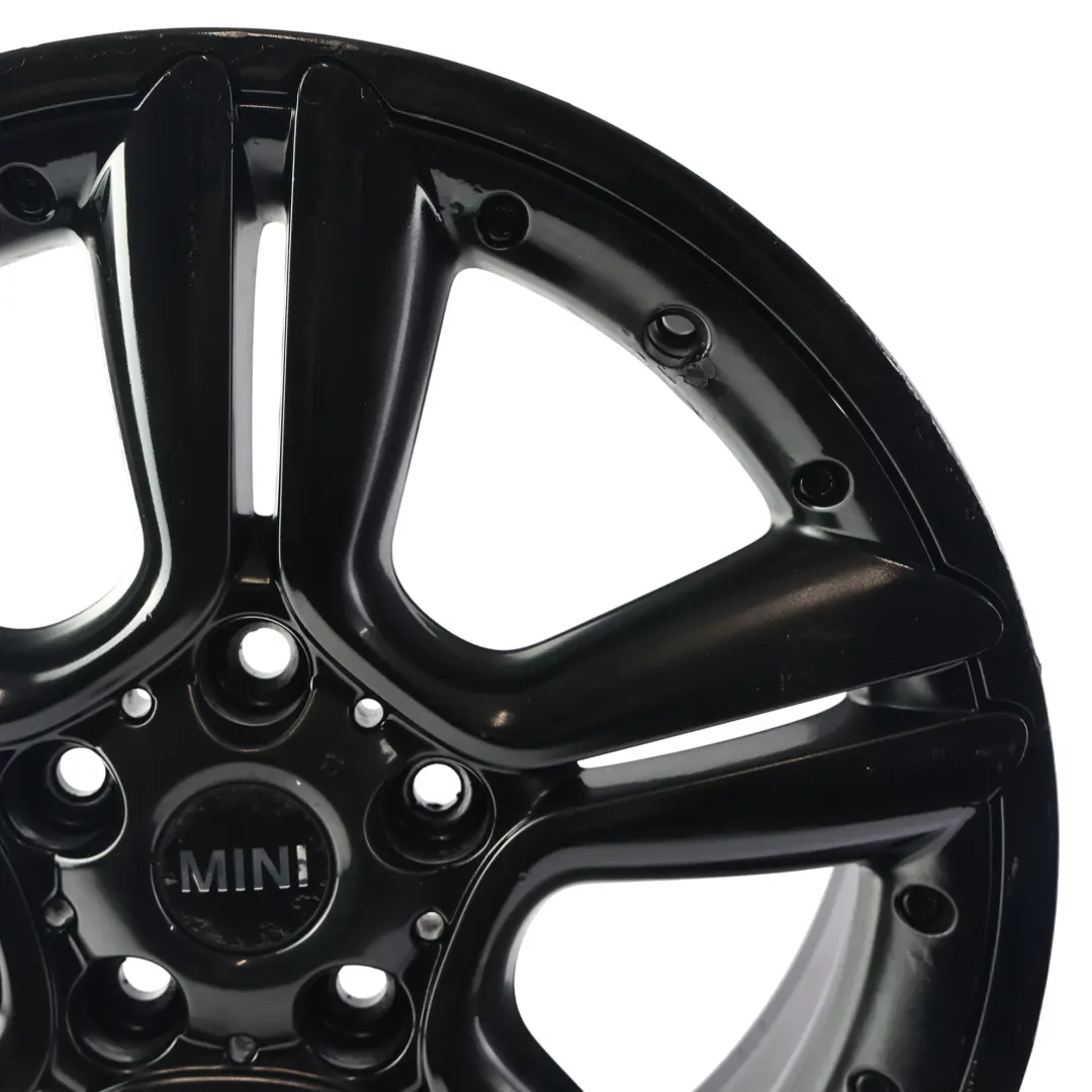 Alloy Rim 18" 7,5J ET:52 5-Star Double Spoke 127 to Mini Cooper R60 R61 Black Wheel with Part number 9803727 Mini Cooper R60 R61 Black Wheel Alloy Rim 18" 7,5J ET:52 5-Star Double Spoke 127 - SKU 9803727-3 - Part number 9803727
