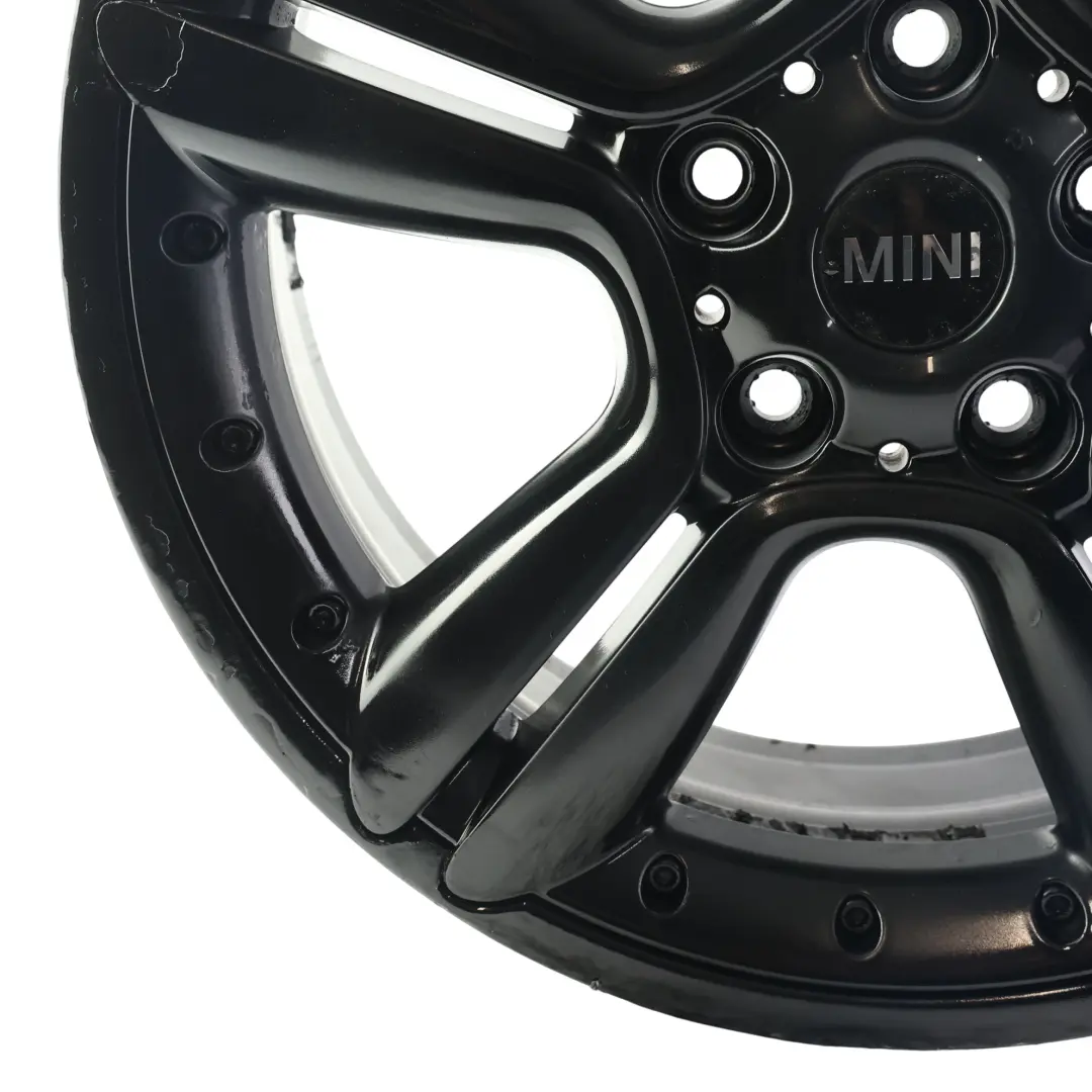 Alloy Rim 18" 7,5J ET:52 5-Star Double Spoke 127 to Mini Cooper R60 R61 Black Wheel with Part number 9803727 Mini Cooper R60 R61 Black Wheel Alloy Rim 18" 7,5J ET:52 5-Star Double Spoke 127 - SKU 9803727-3 - Part number 9803727