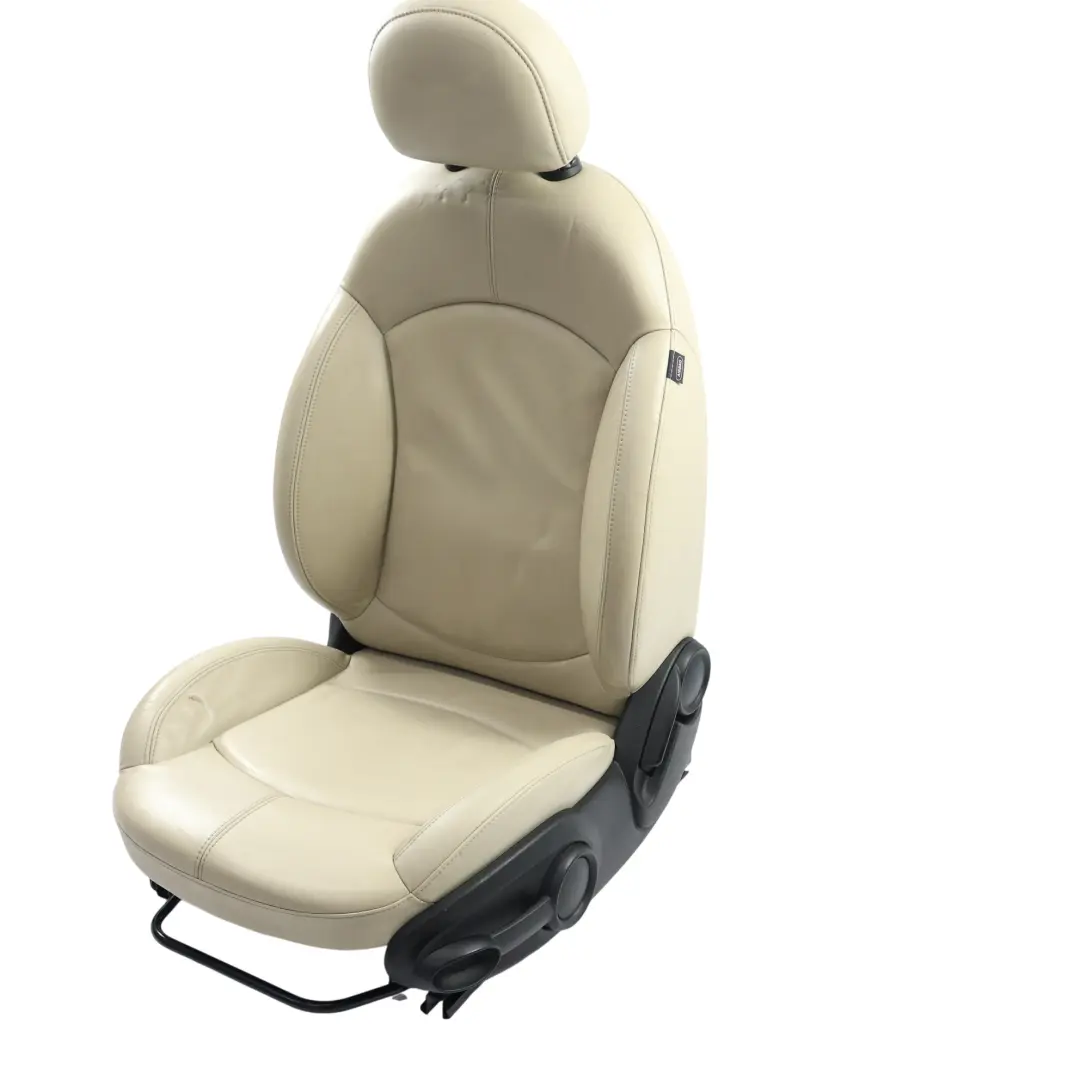 Mini Cooper R60 Przedni Fotel Sportowy Lewy Skórza Gravity Polar Beige - SKU 9806613-3 - Numer Części 9806613