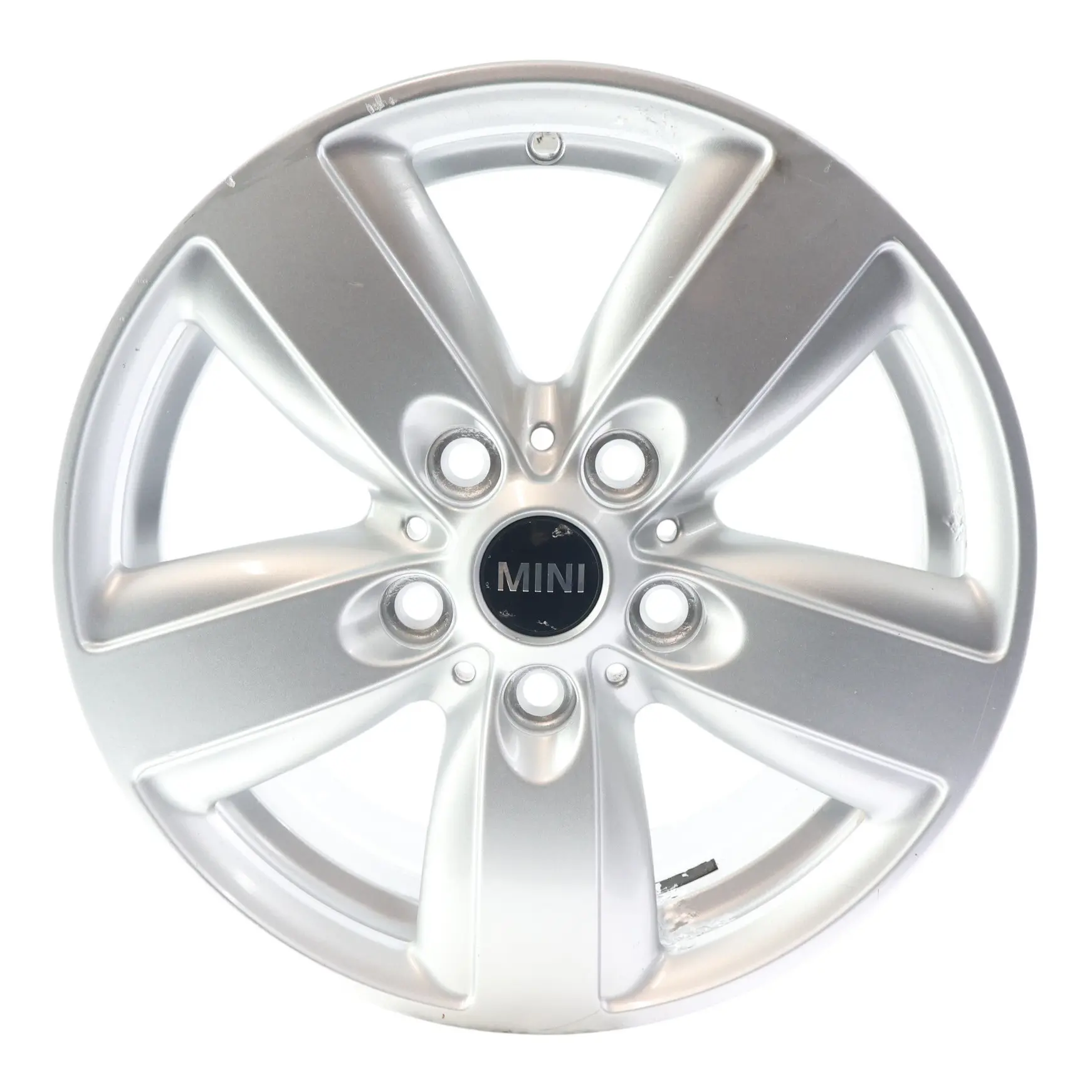 Mini R60 Silberne Leichtmetallfelge 16" 6,5J ET:46 5 Star Air Spoke 140 9811729