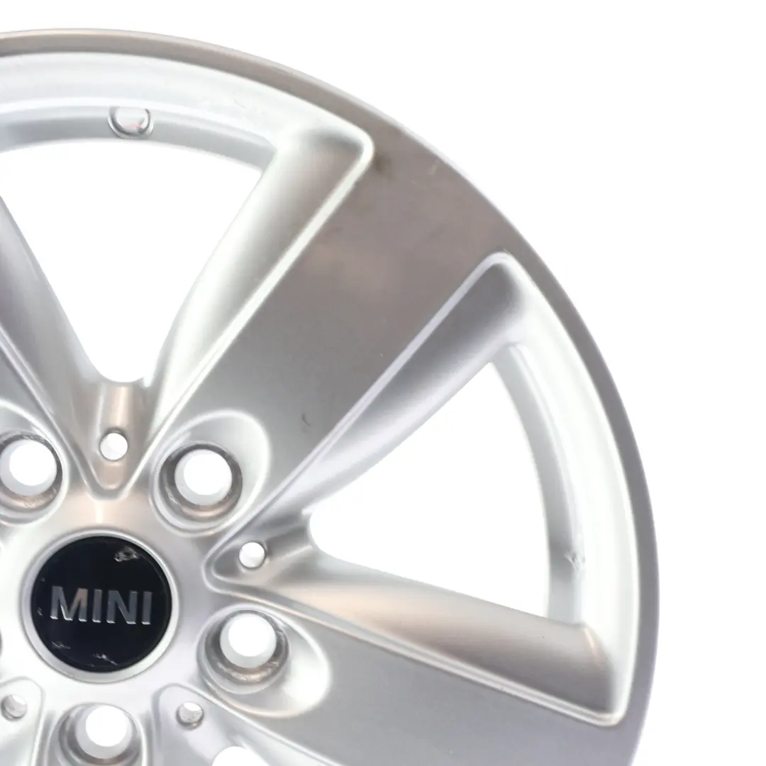 Mini R60 R61 Jante argentée alliage 16" 6,5J ET:46 5 Star Air Spoke 140 - SKU 9811729-1 - Numéro de pièce 9811729
