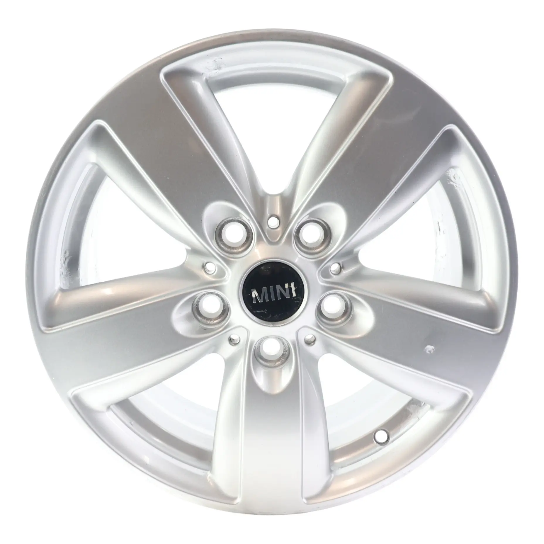 Mini R60 R61 Silver Cerchio in lega 16" 6,5J ET:46 5 Star Air Spoke 140 9811729