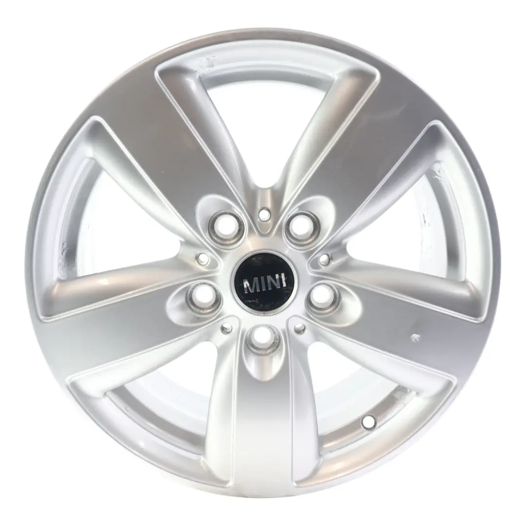 Mini R60 Silberne Leichtmetallfelge 16" 6,5J ET:46 5 Star Air Spoke 140 - SKU 9811729-2 - Teilenummer 9811729