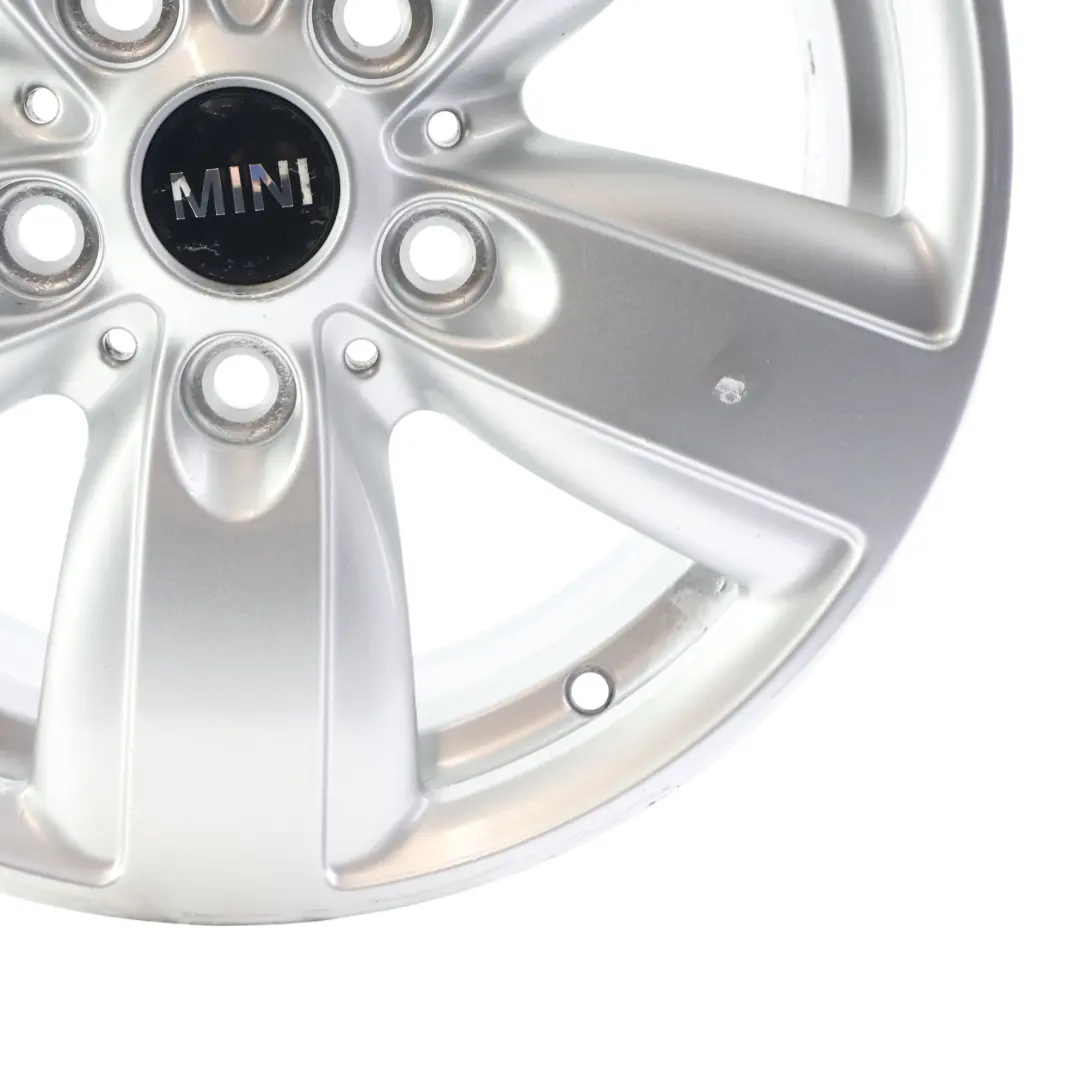 Mini R60 Silberne Leichtmetallfelge 16" 6,5J ET:46 5 Star Air Spoke 140 - SKU 9811729-2 - Teilenummer 9811729