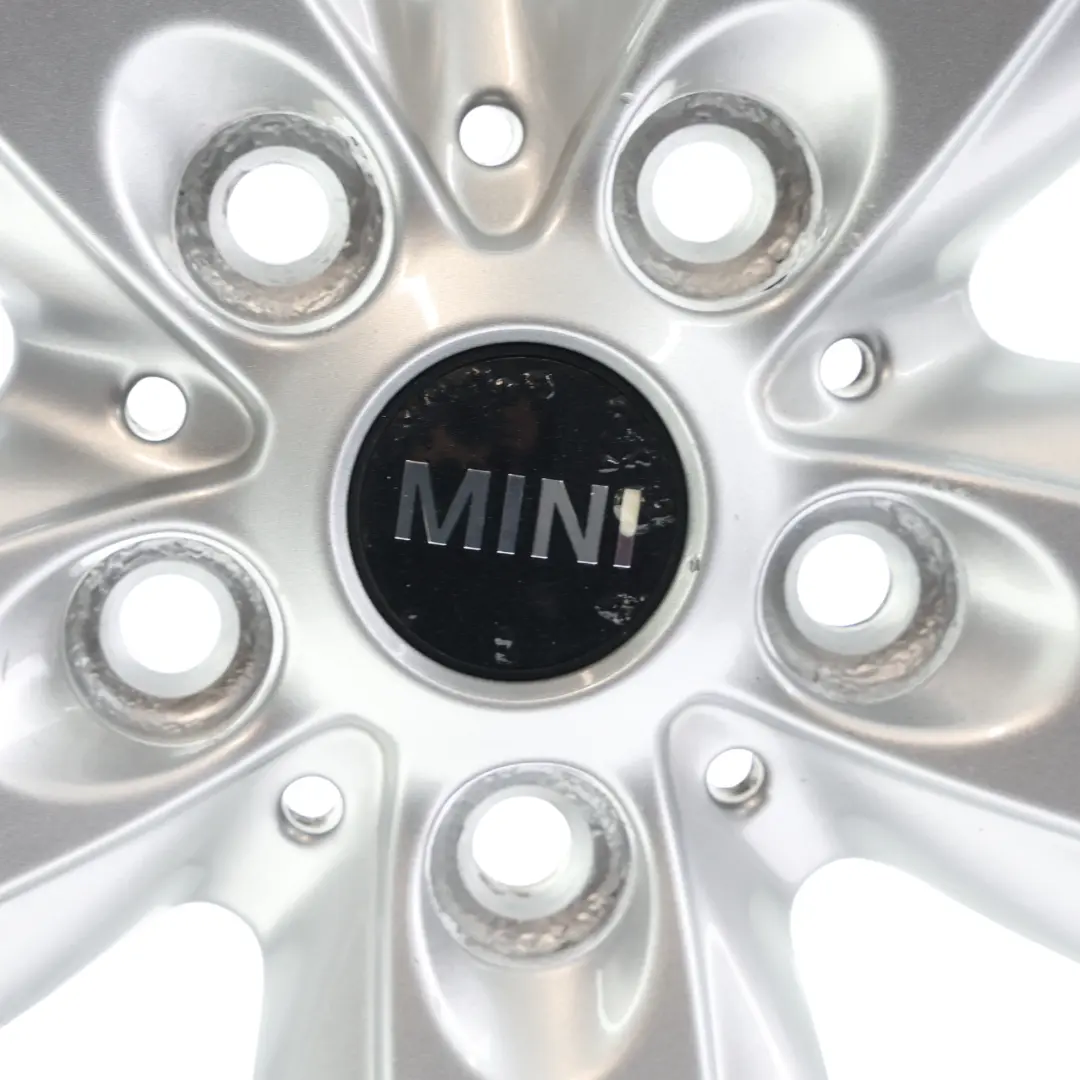 Alloy Rim 16" 6,5J ET:46 5 Star Air Spoke 140 to Mini R60 R61 Silver Wheel with Part number 9811729 Mini R60 R61 Silver Wheel Alloy Rim 16" 6,5J ET:46 5 Star Air Spoke 140 - SKU 9811729-3 - Part number 9811729