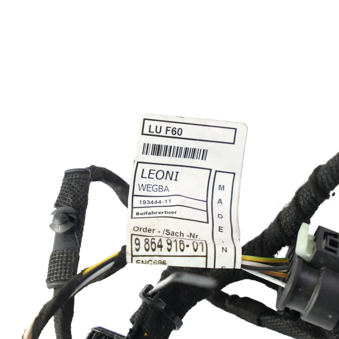 Front Door Wiring Harness Cable Loom Left N/S to Mini Countryman F60 with Part number 9864916 Mini Countryman F60 Front Door Wiring Harness Cable Loom Left N/S - SKU 9864916 - Part number 9864916