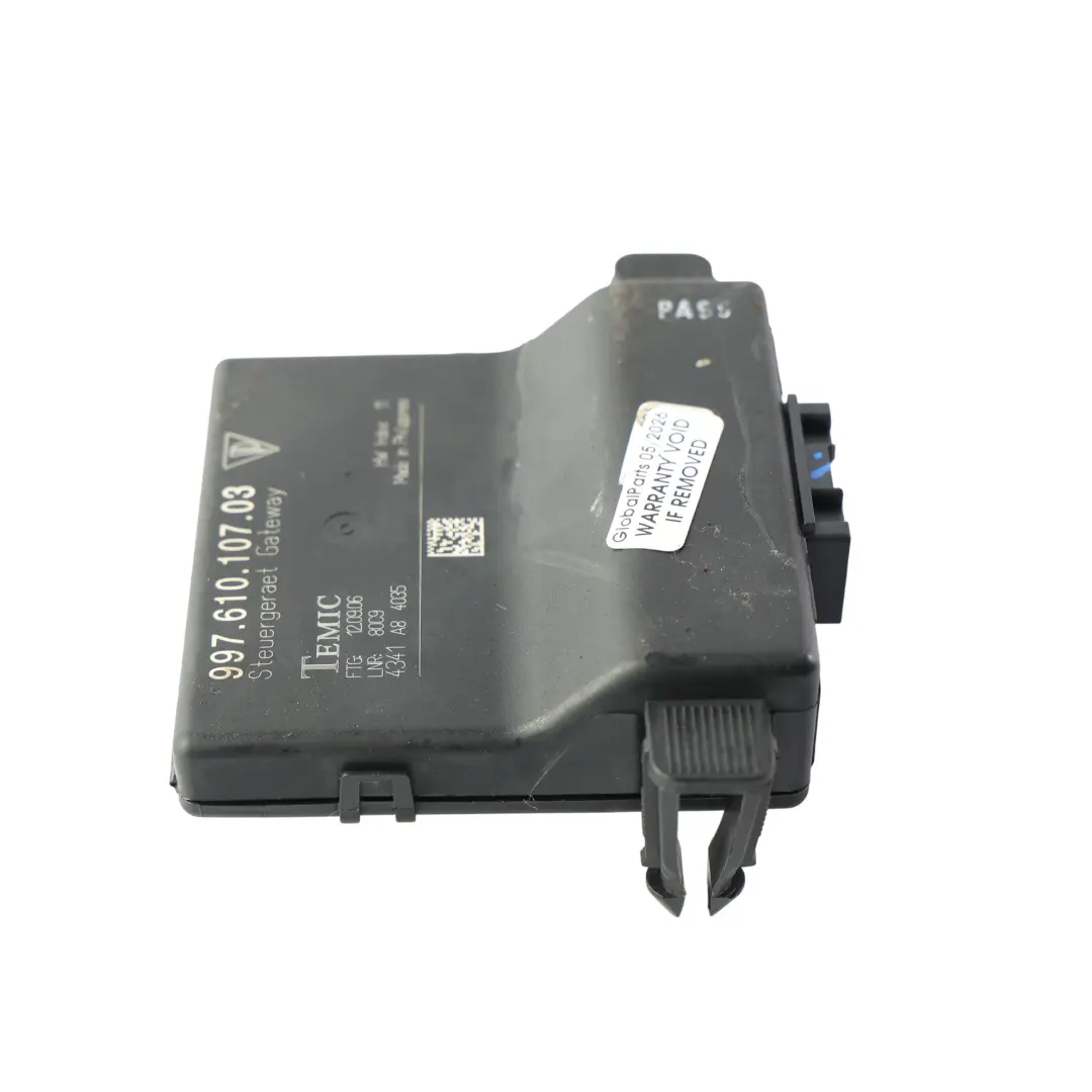 Porsche Cayman 987C Karosserie Gateway Modul Steuergerät - SKU 99761010703-1 - Teilenummer 99761010703
