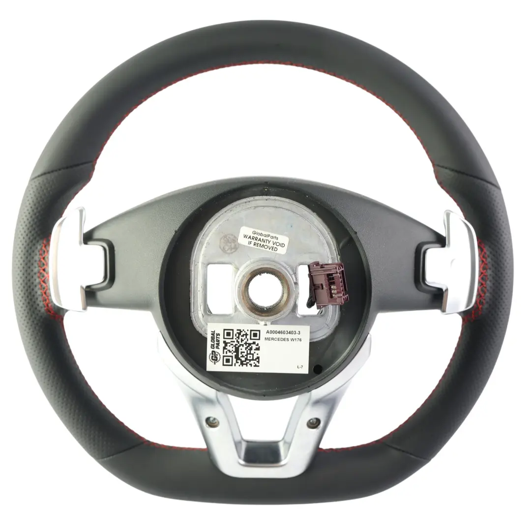 W117 W218 W246 Volante NUEVO Cuero Levas Cambio para Mercedes W176 con número de pieza A0004603403 Mercedes W176 W117 W218 W246 Volante NUEVO Cuero Levas Cambio - SKU A0004603403-3 - Número de pieza A0004603403