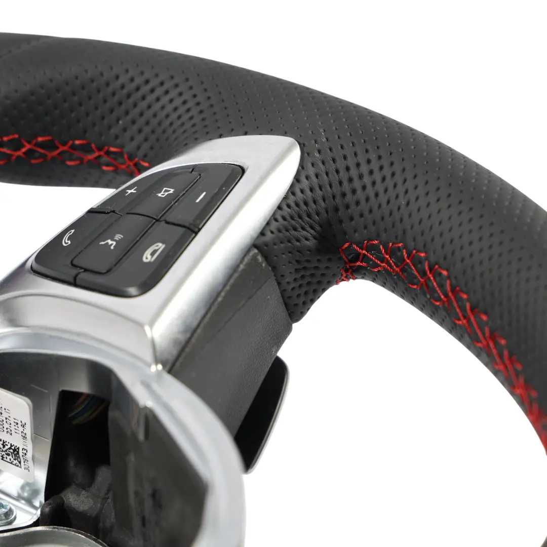 Mercedes W205 C253 AMG Volante NUOVO Pelle Nera Cuciture Rosse Paddle - SKU A0004603803-4 - Numero di parte A0004603803