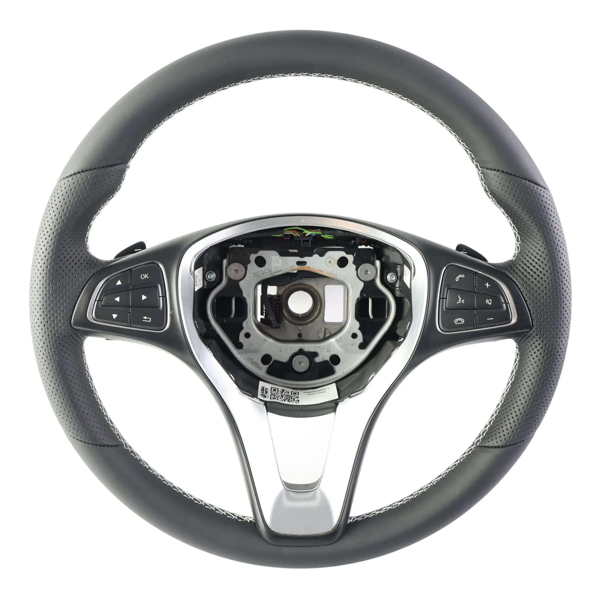 Mercedes C117 W176 W246 Volante NUEVO Cuero Levas Cambio A0004604603