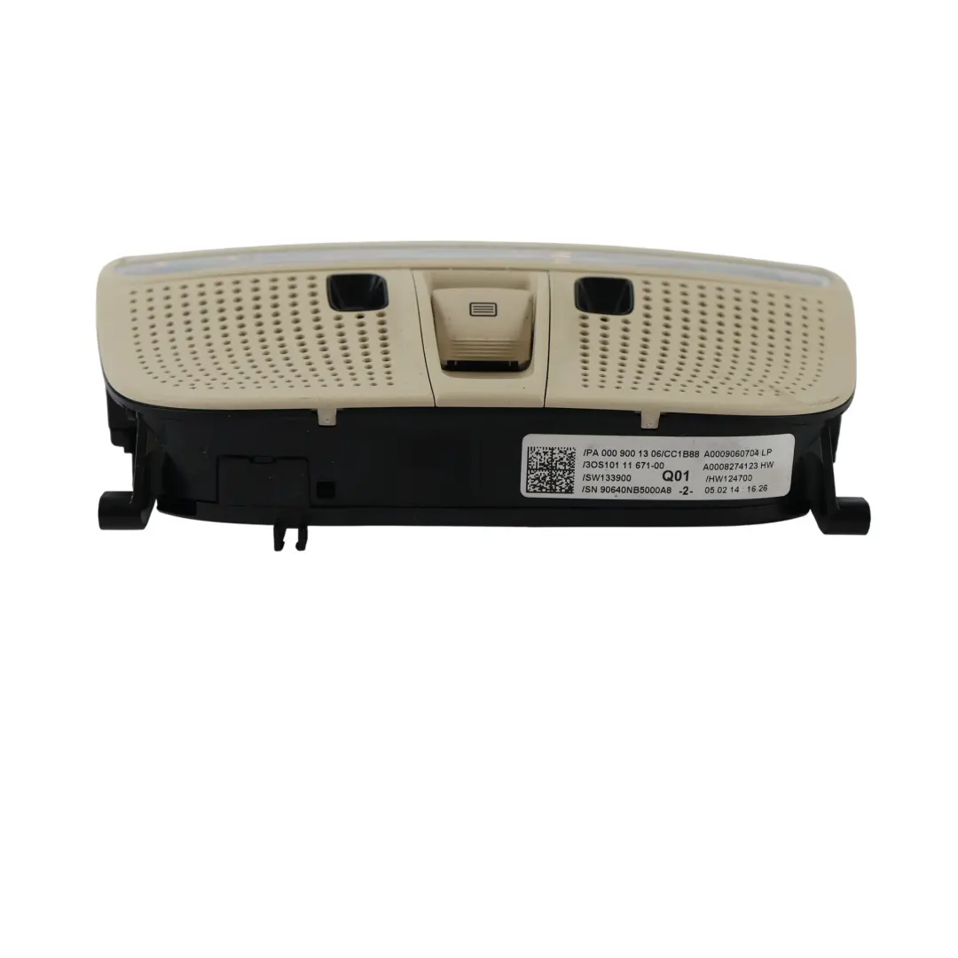 Mercedes W205 Innenraum Dachhimmel Licht Blende Vorne - SKU A0009060704 - Teilenummer A0009060704