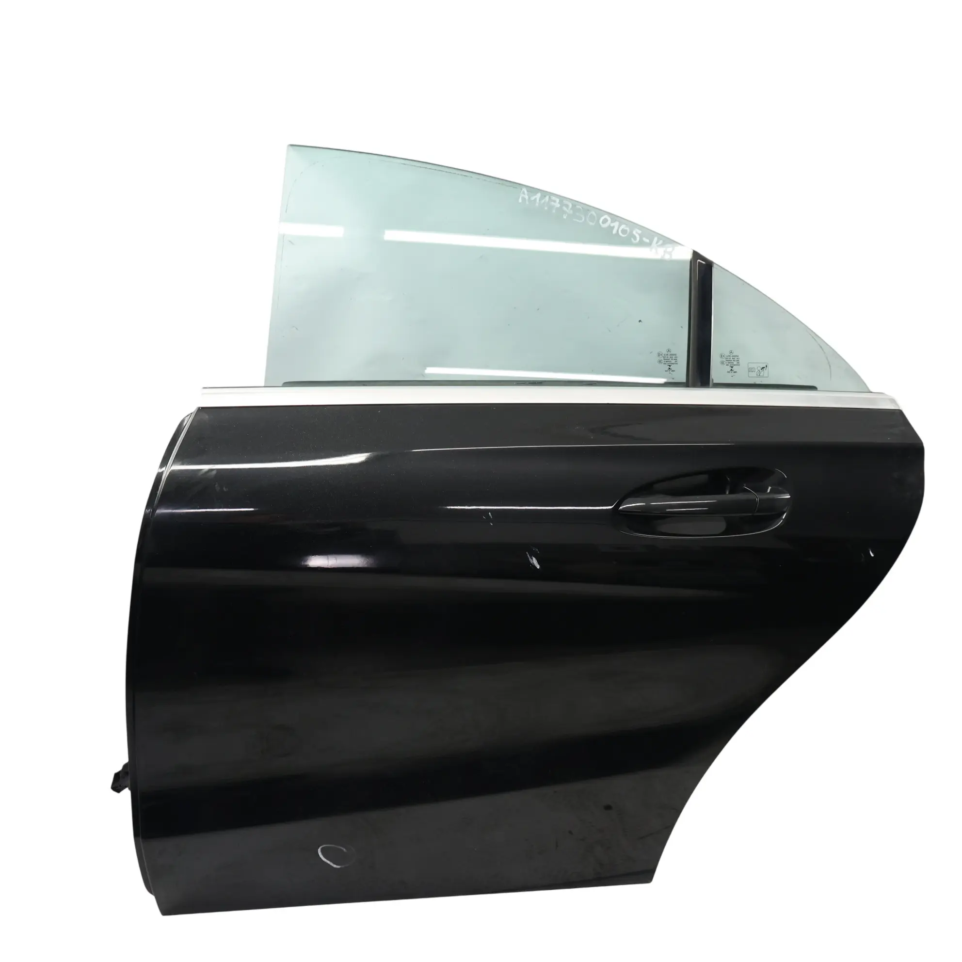 Mercedes CLA C117 Drzwi Lewe Tylne Kosmos Cosmic Black Czarny Metalik - 191