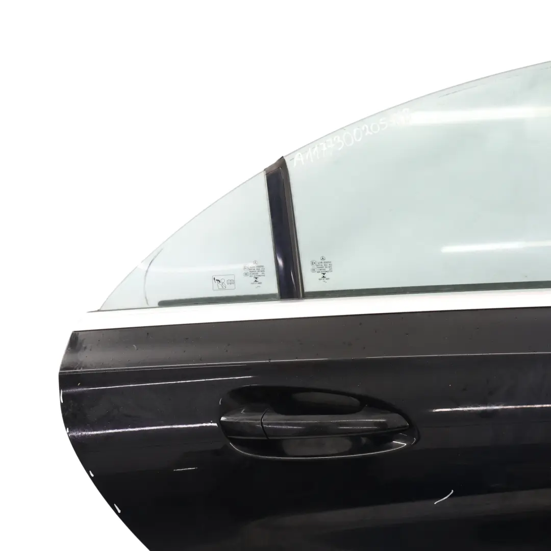 Mercedes CLA C117 Door Rear Right O/S Kosmos Cosmic Black Metallic - 191 - SKU A1177300205-KB - Part number A1177300205