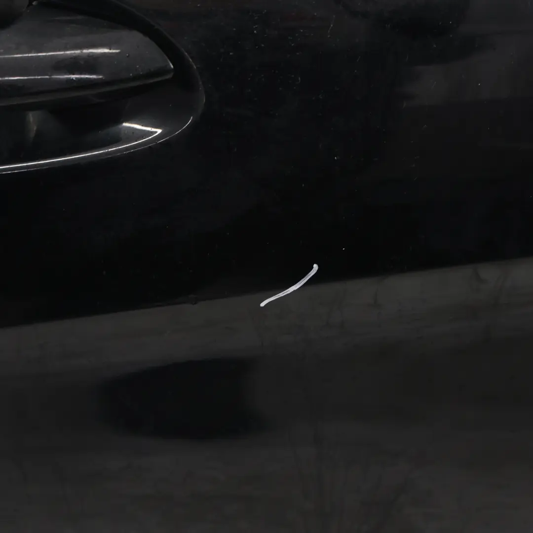 Door Rear Right O/S Kosmos Cosmic Black Metallic - 191 to Mercedes CLA C117 with Part number A1177300205 Mercedes CLA C117 Door Rear Right O/S Kosmos Cosmic Black Metallic - 191 - SKU A1177300205-KB - Part number A1177300205