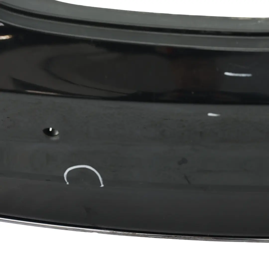 Bumper Trim Panel Covering Kosmos Black Metallic - 191 to Mercedes C117 Rear with Part number A1178800440 Mercedes C117 Rear Bumper Trim Panel Covering Kosmos Black Metallic - 191 - SKU A1178800440-KB - Part number A1178800440