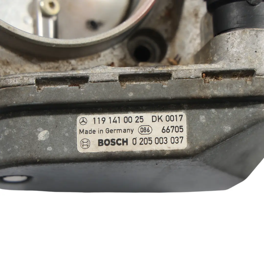 Mercedes C140 CL420 M119 Drosselklappe Luftansaugung - SKU A1191410025 - Teilenummer A1191410025