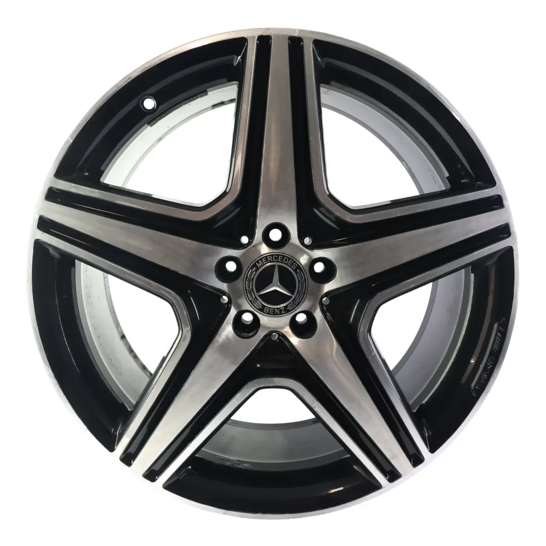 Mercedes ML W164 AMG Cerchio Lega Anteriore Nero 21" 9J ET:60 - SKU A1644015202-2 - Numero di parte A1644015202