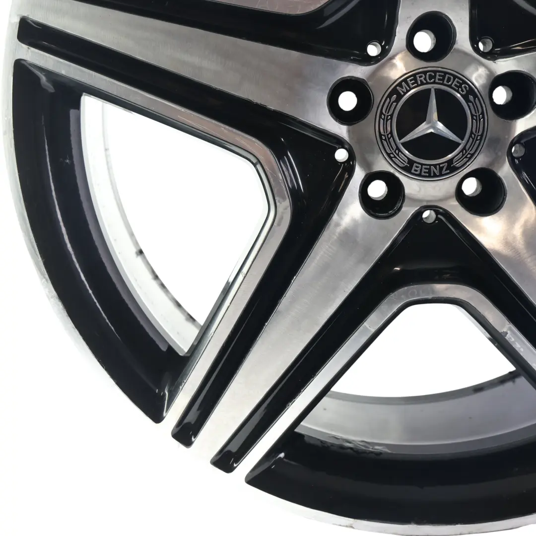 Front Black Wheel Alloy Rim 21" 9J ET:60 to Mercedes ML W164 AMG with Part number A1644015202 Mercedes ML W164 AMG Front Black Wheel Alloy Rim 21" 9J ET:60 - SKU A1644015202-2 - Part number A1644015202